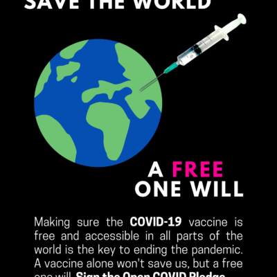 A Vaccine Won’t Save the World, A Free One Will