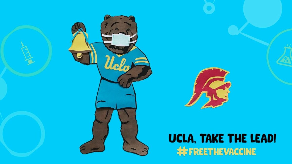 UCLA vs USC Mascot Stop Motion Animation