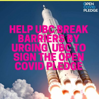 UBC Open COVID Pledge Poster